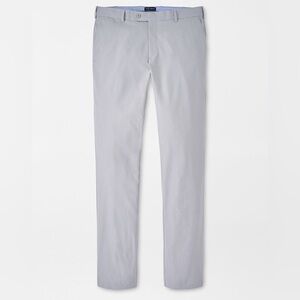 Peter Millar White Cotton Chino Pants size 38 quiet luxury summer spring preppy